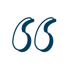 Blue Quotation Marks